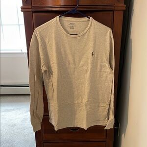 Polo by Ralph Lauren Men's Gray Long Sleeve Shirt